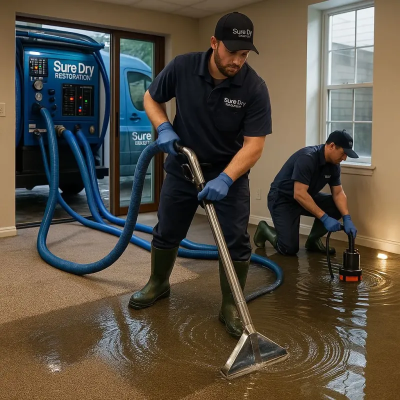 Water Extraction and Removal process in South Hooksett, NH